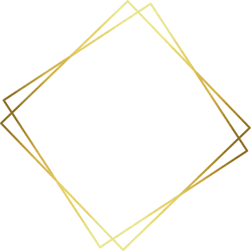 Gold square border frame